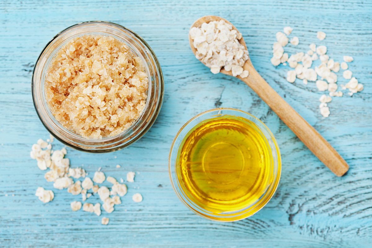 Homemade face scrubs